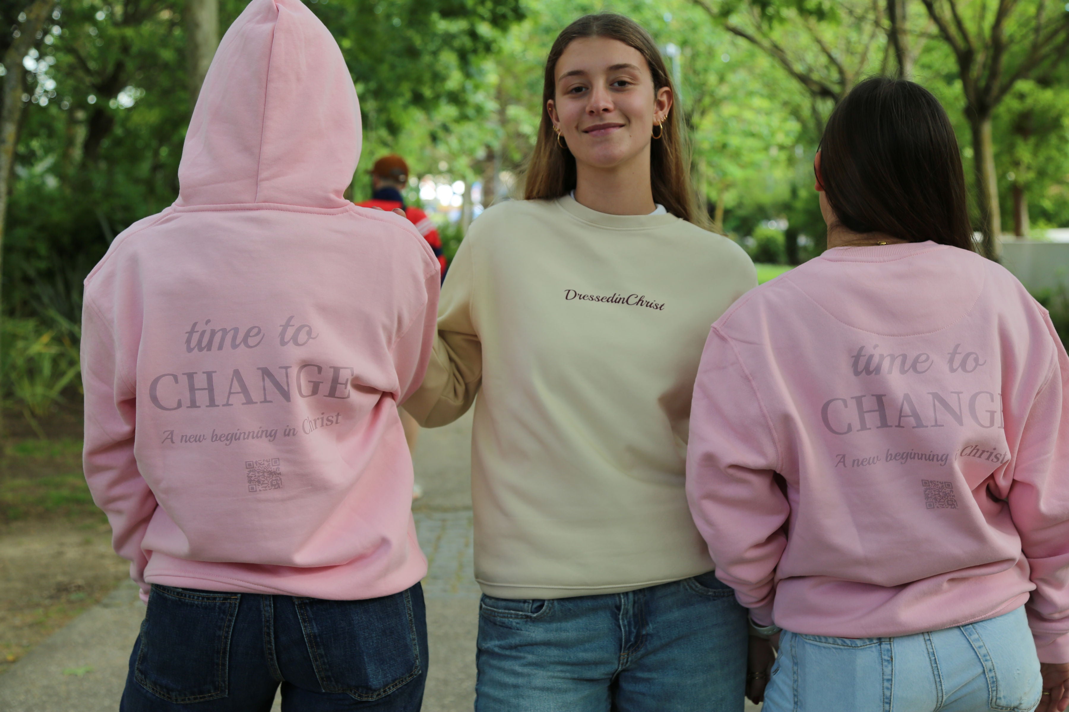 Time to Change - Pink Sweatshirt