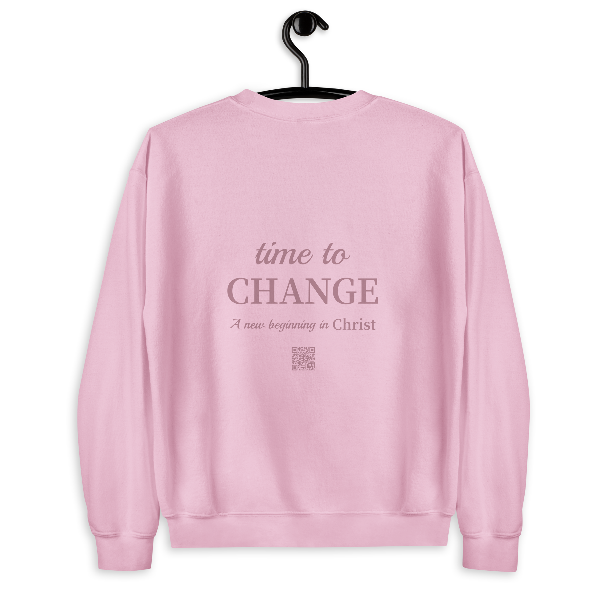Time to Change - Pink Sweatshirt