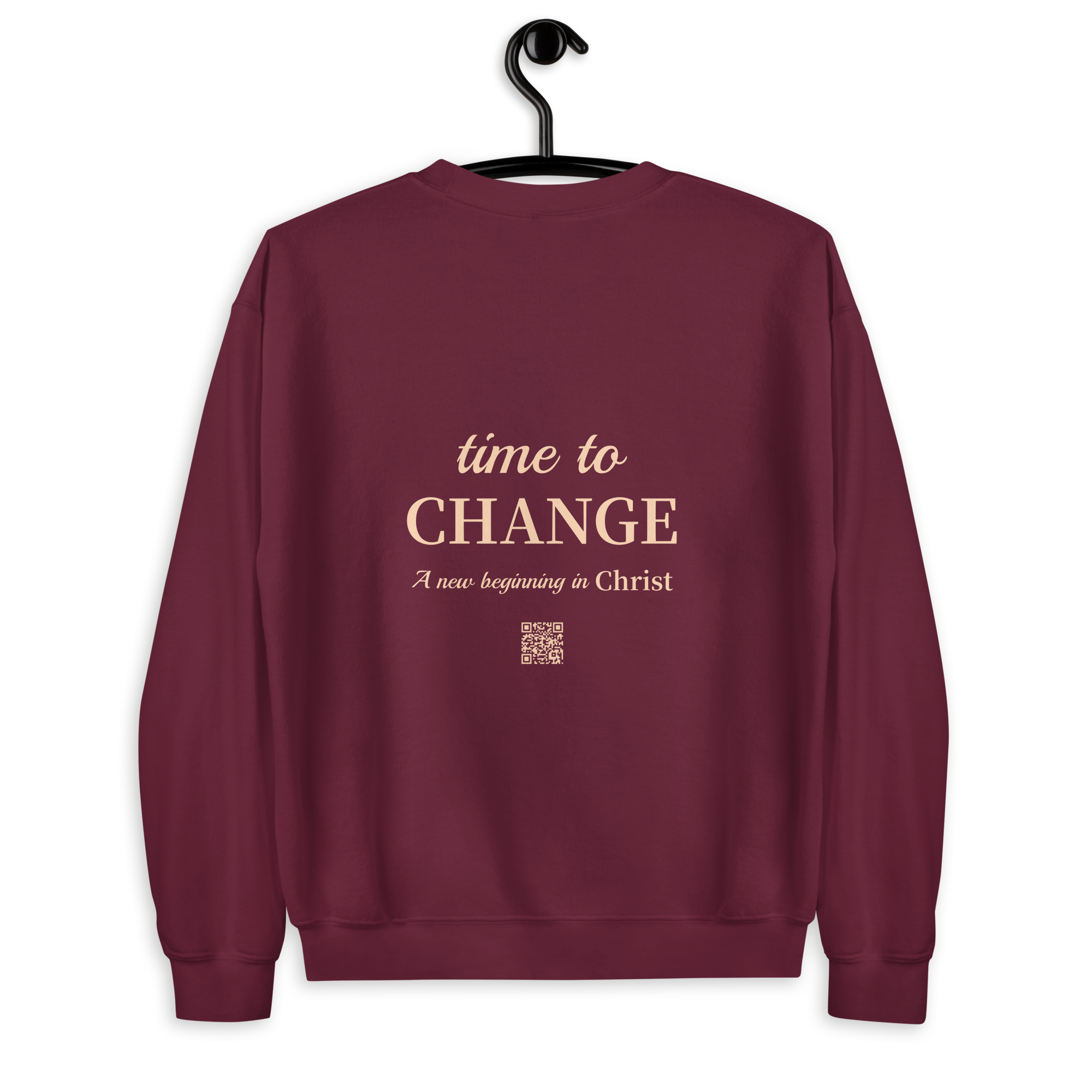 Time to Change - Bordeaux Sweatshirt