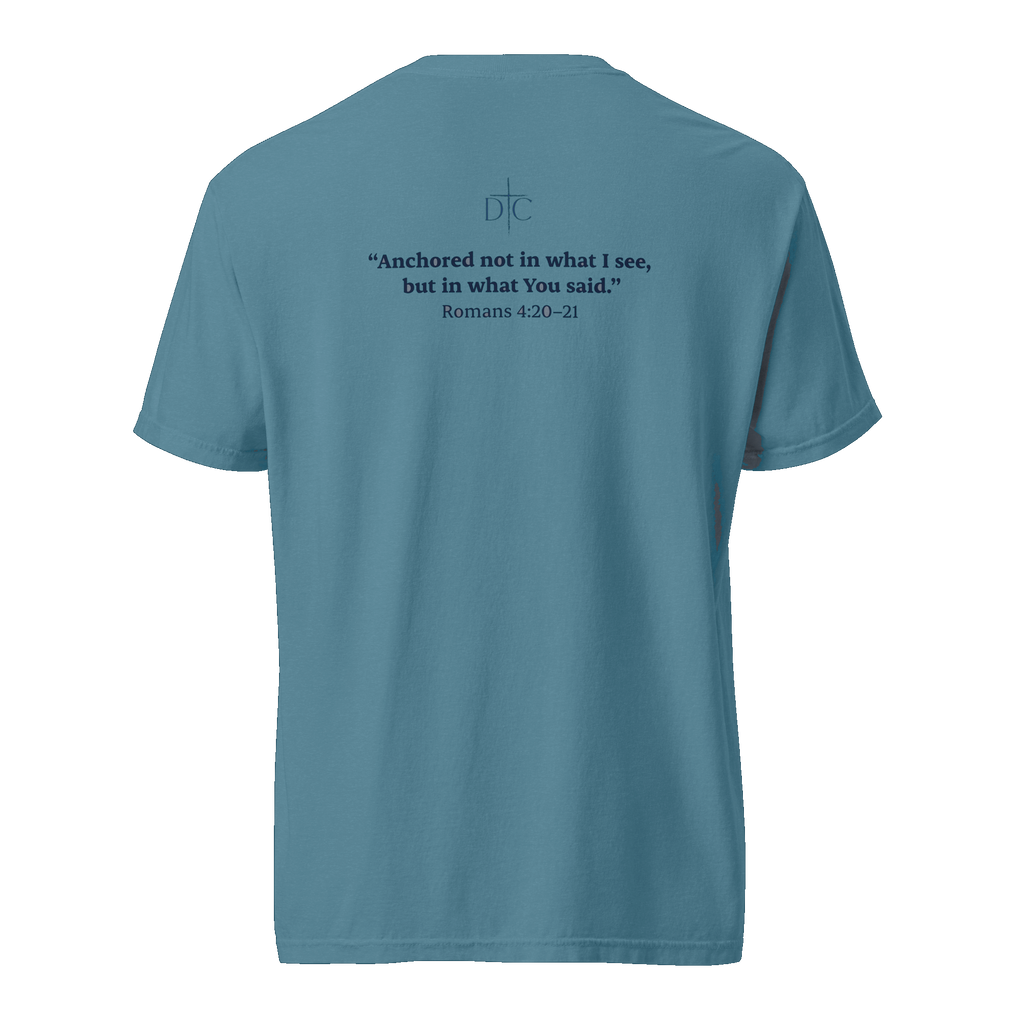 God´s Promises -  Steel Blue Tshirt