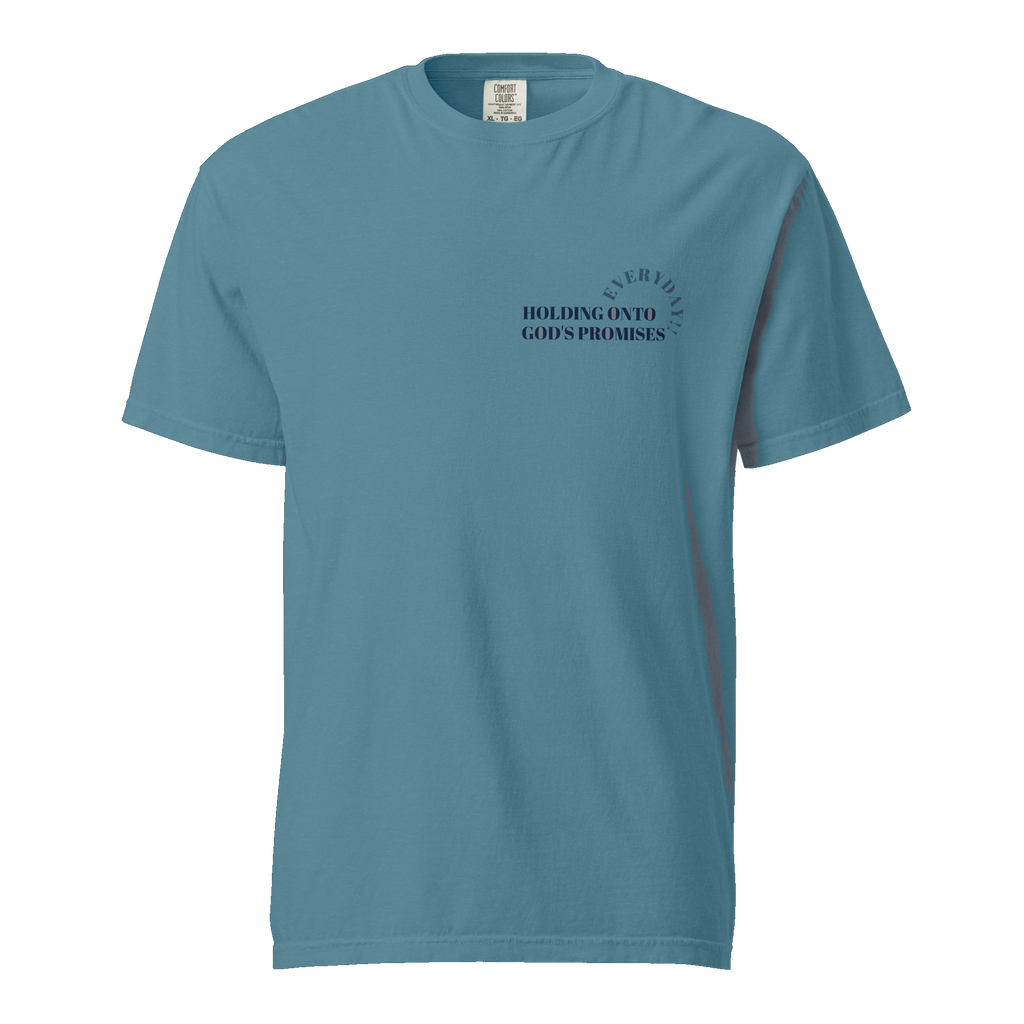 God´s Promises -  Steel Blue Tshirt