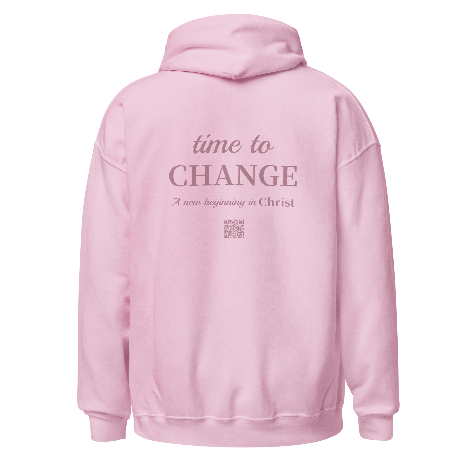 Time to Change - Pink Hoodie