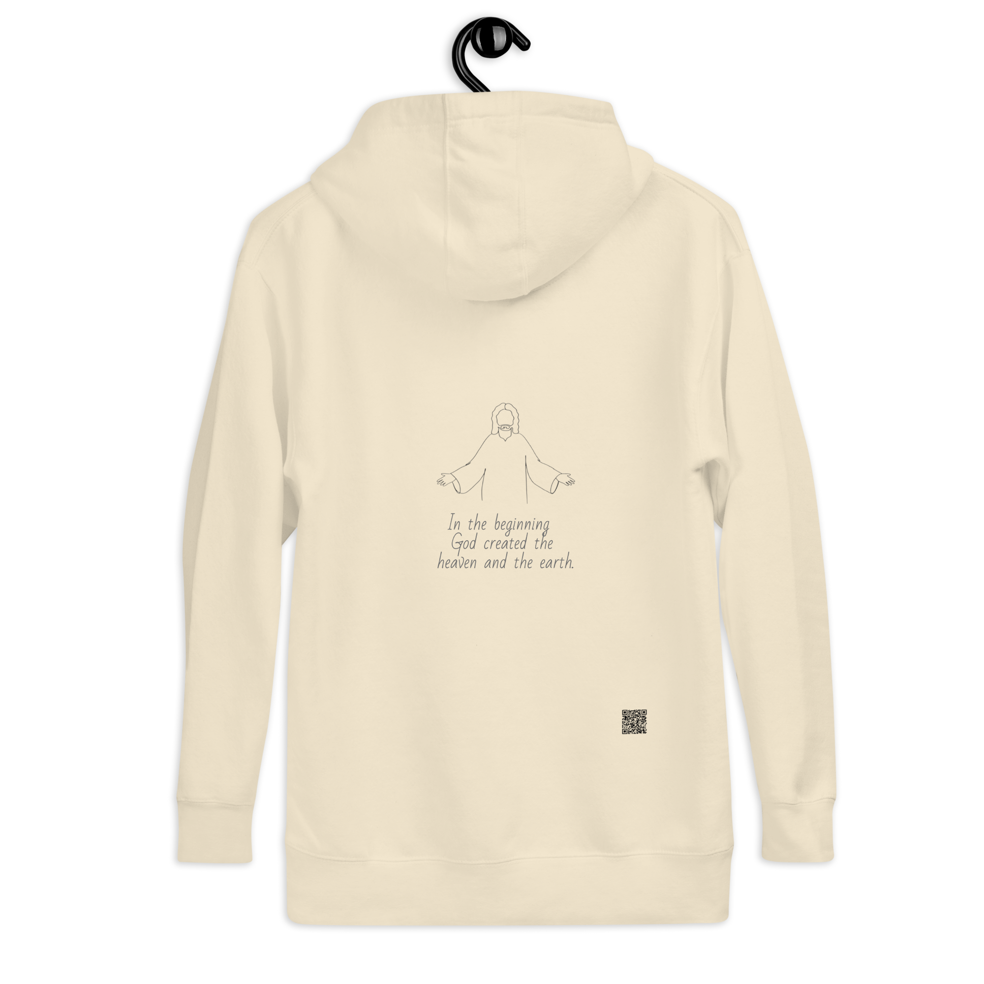 Dressed in Christ - Beige Hoodie