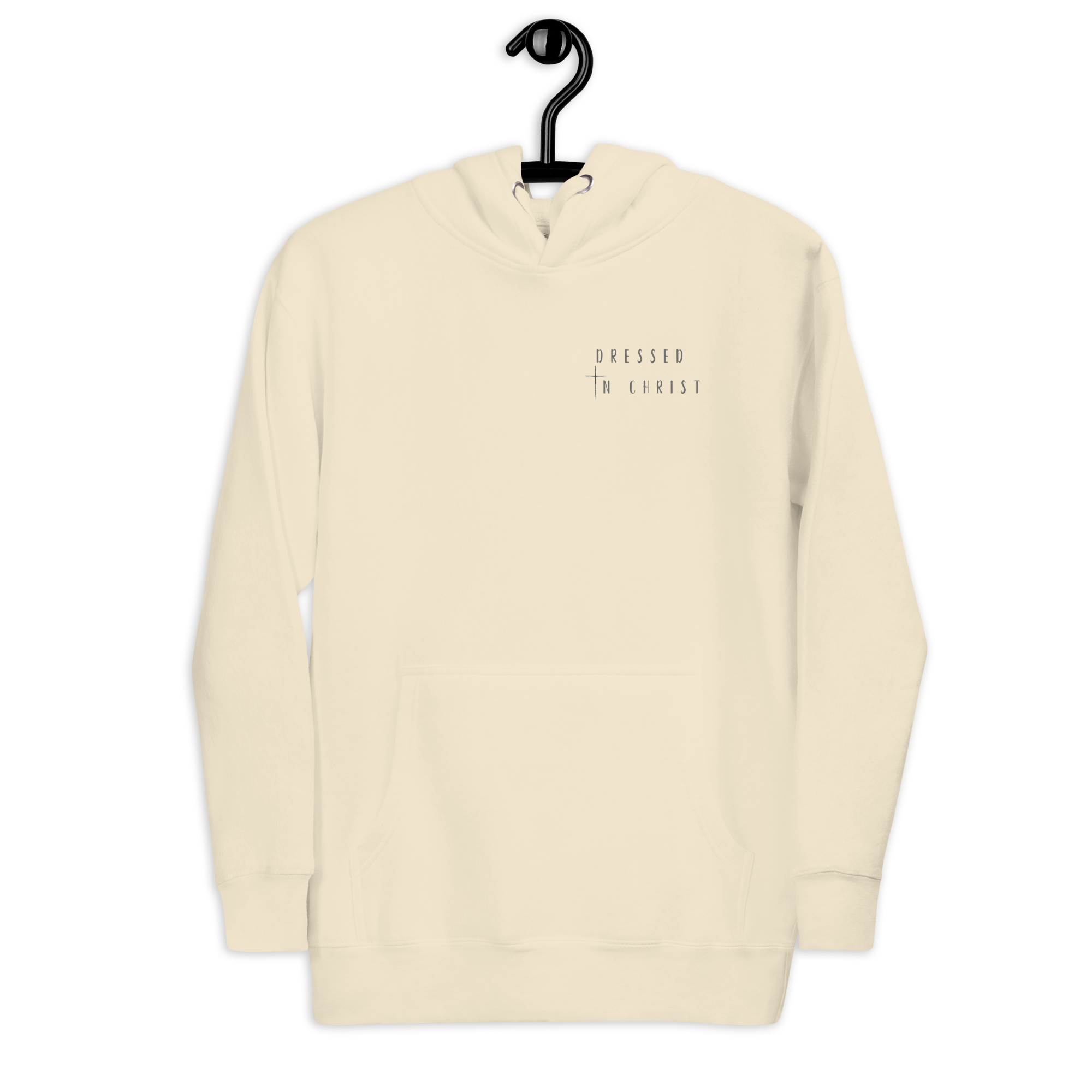 Dressed in Christ - Beige Hoodie