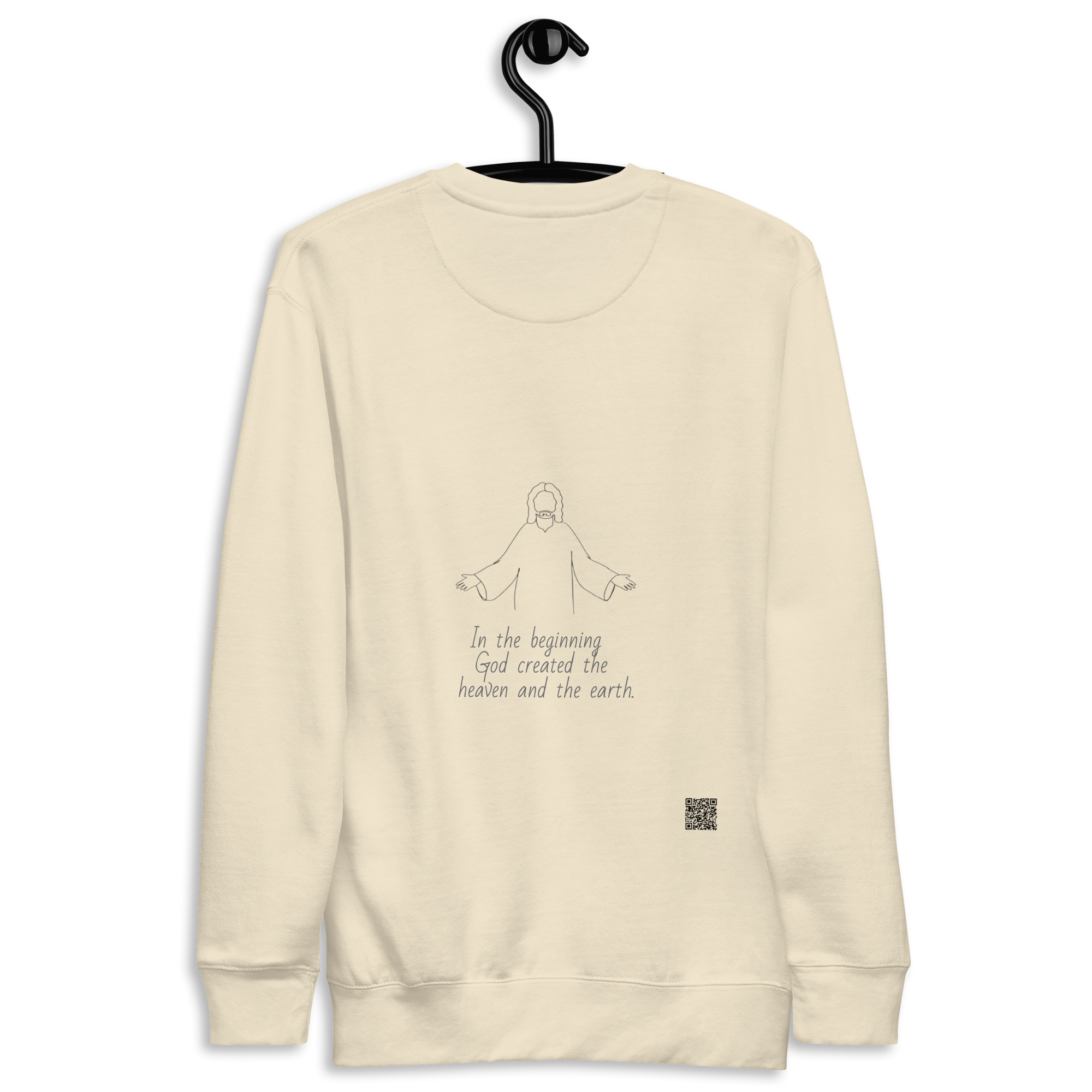 Dressed in Christ - Beige Sweatshirt