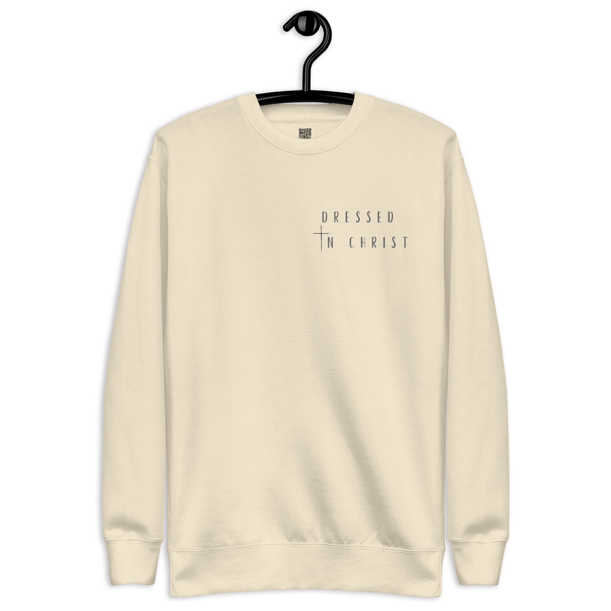 Dressed in Christ - Beige Sweatshirt
