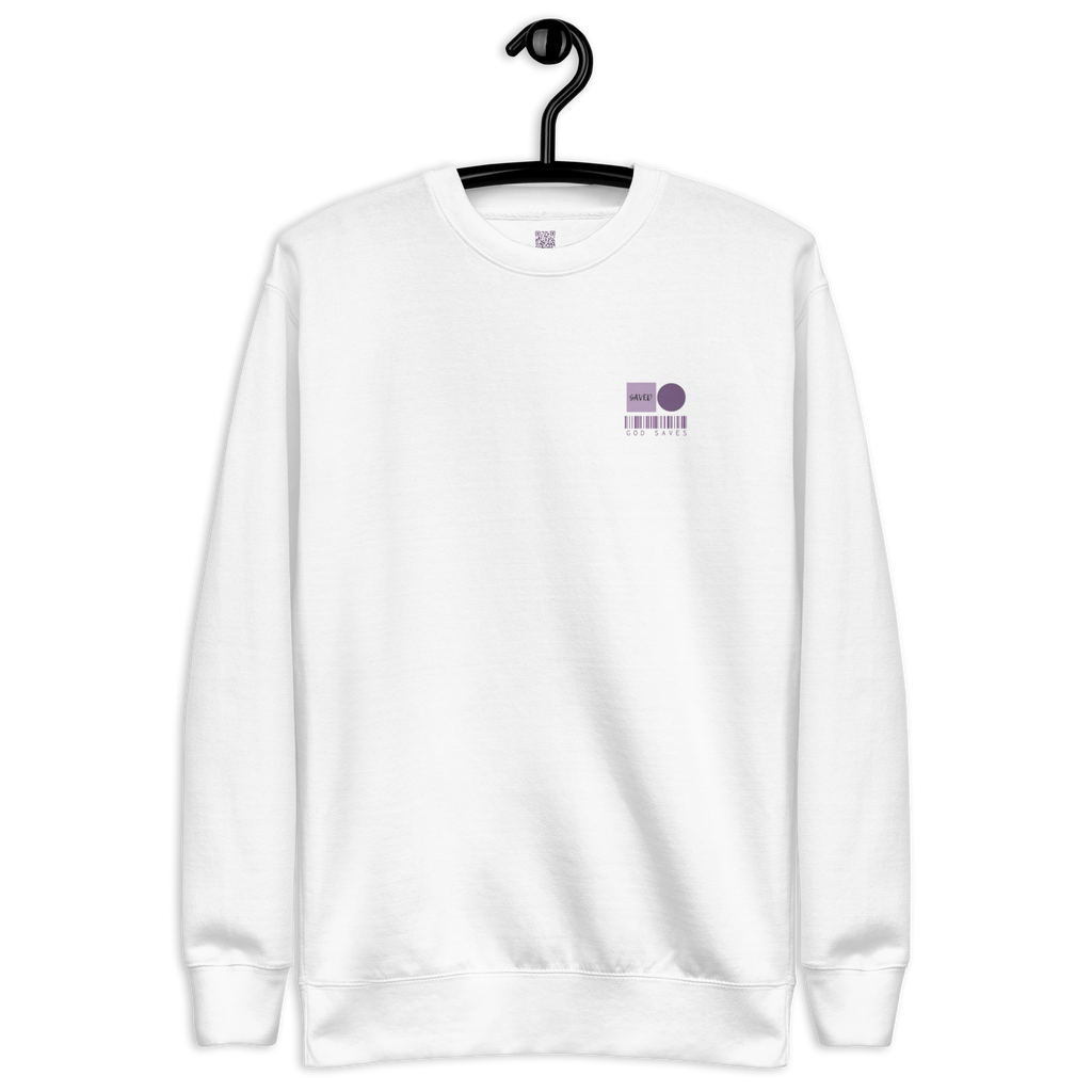 God Saves - White Sweatshirt
