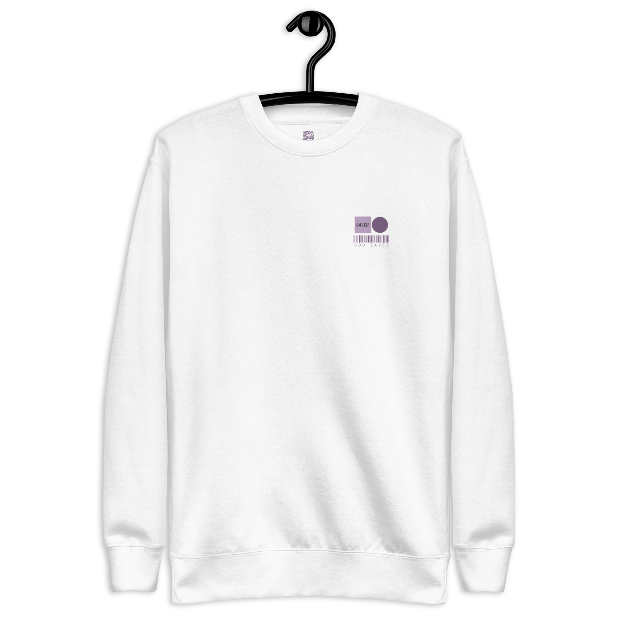 God Saves - White Sweatshirt